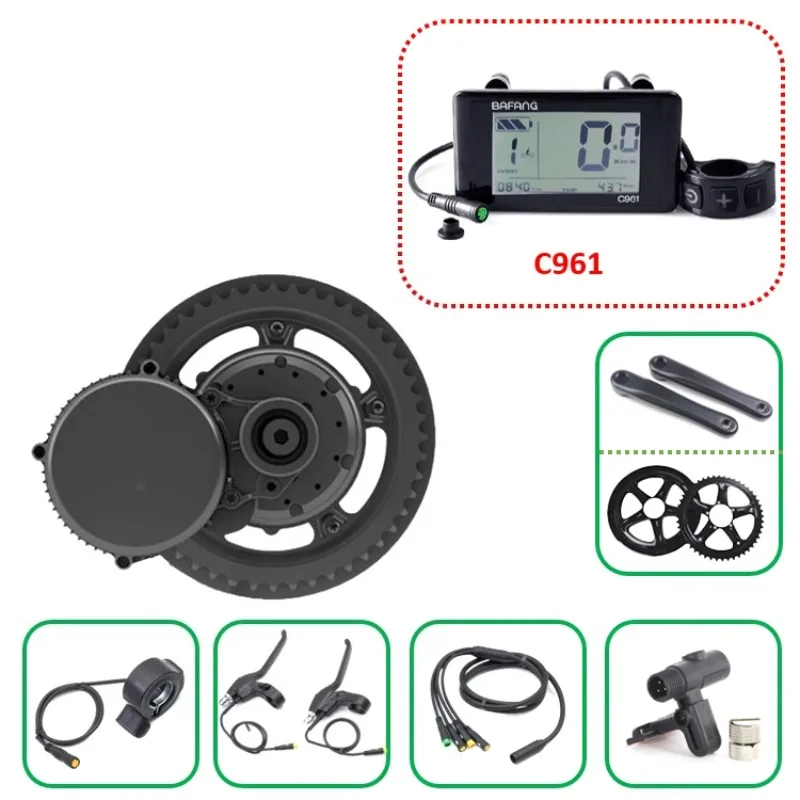 G340 Mid Drive Motor Kit C961  - đánh giá và giá Mid Drive Motor Kit 52V 1000W