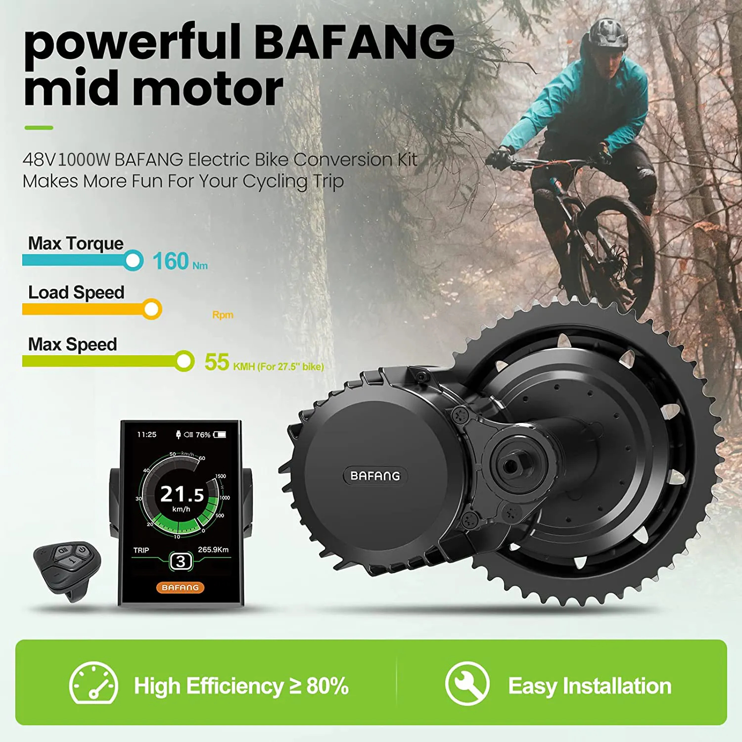 Bafang M615 MM G320.1000 UART  - đánh giá và giá Bafang Bbshd 1000W Conversion Kit
